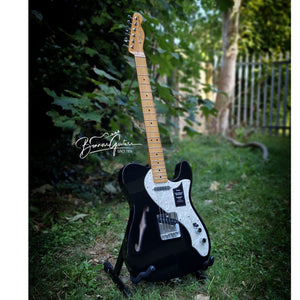 Fender Vintera II 60's Telecaster Thinline Maple Black Guitar