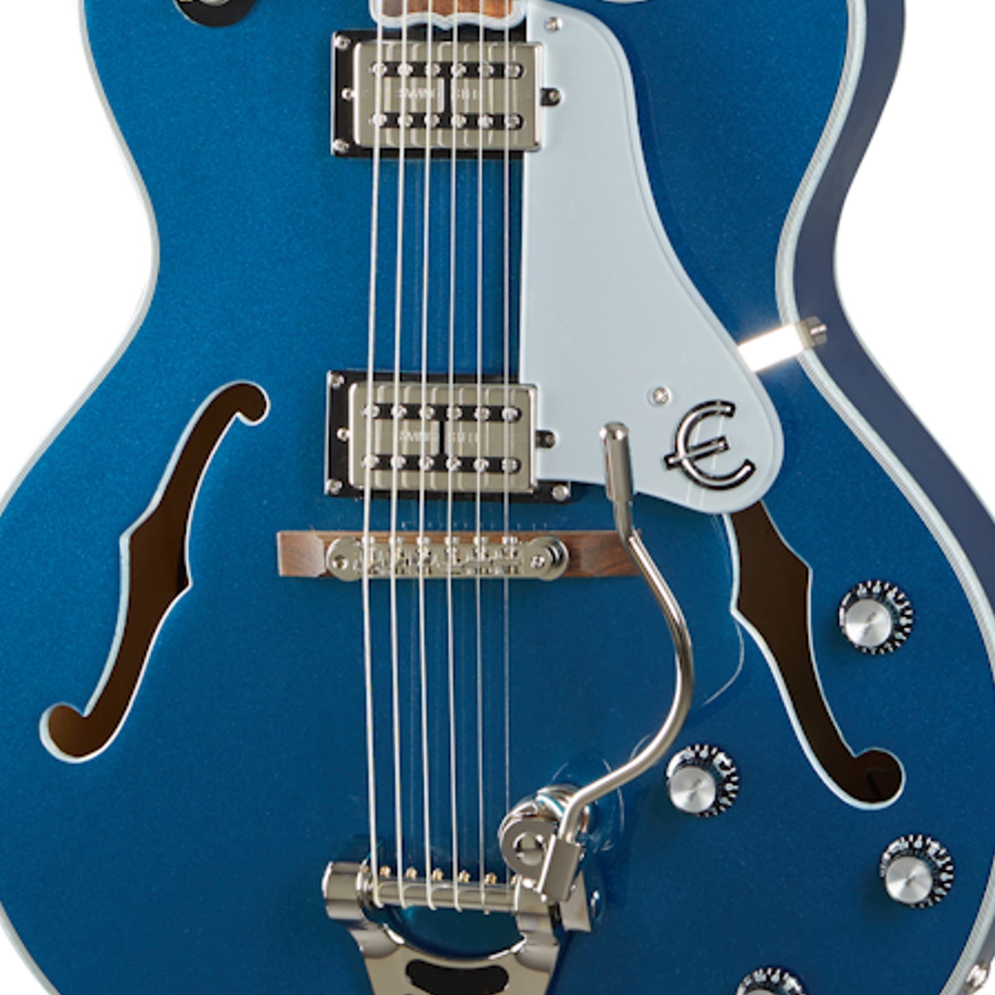 Epiphone Emperor Swingster; Delta Blue Metallic | Bonners Music