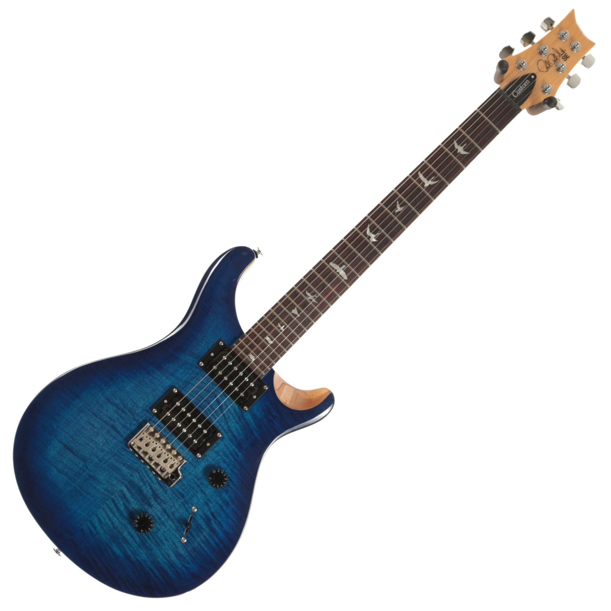 PRS SE CUSTOM 24 Faded Blue Electric Guitar | Bonners Music