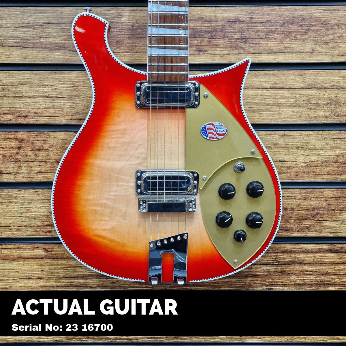 Rickenbacker 660 Fireglo Guitar | Bonners Music