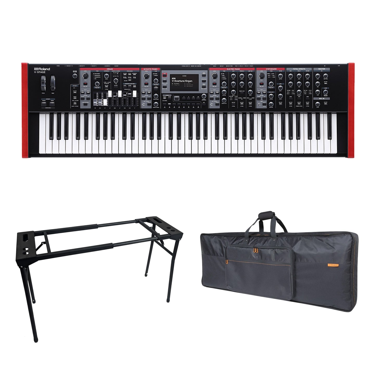 Roland V-Stage 76 Keyboard with Stand & Carry Bag Bundle