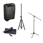 Proel V12PRO 12" Active PA Speaker with Wireless Handheld Microphone - Ideal for Vocals & Events