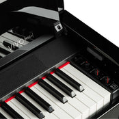 Dexibell H10V Upright Digital Piano; Polished Black Package Including Branded Stool