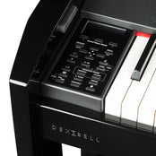 Dexibell H10V Upright Digital Piano; Polished Black Package Including Branded Stool