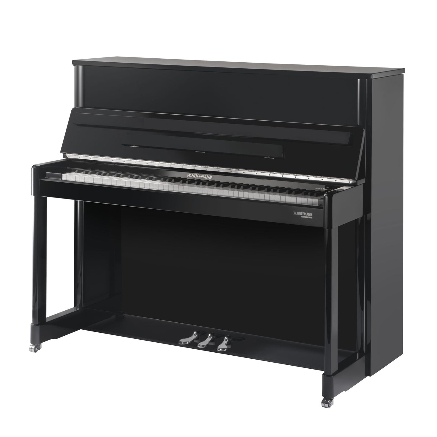 W. Hoffmann Professional P120 Upright Piano in Polished Ebony