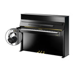 W. Hoffmann Vision V2 Upright Piano in Polished Ebony with Vario Duet Silent System
