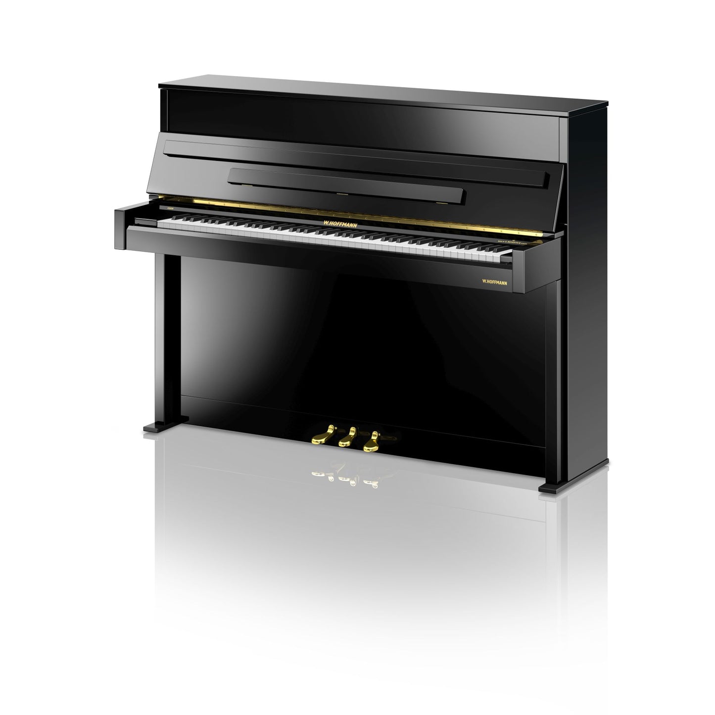 W. Hoffmann Vision V2 Upright Piano in Polished White