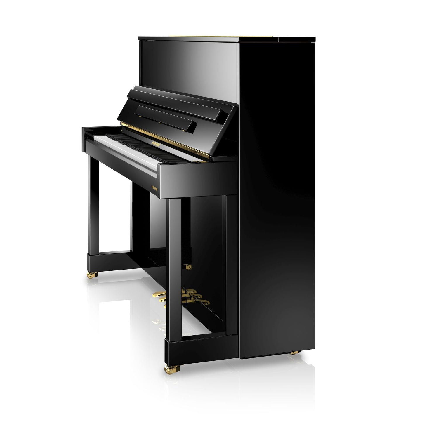 W. Hoffmann Vision V6 Upright Piano in Polished Ebony
