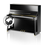W. Hoffmann Vision V6 Upright Piano in Polished Ebony with Vario Duet Silent System