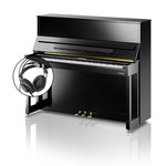 W. Hoffmann Vision V8 Upright Piano in Polished Ebony with Vario Duet Silent System