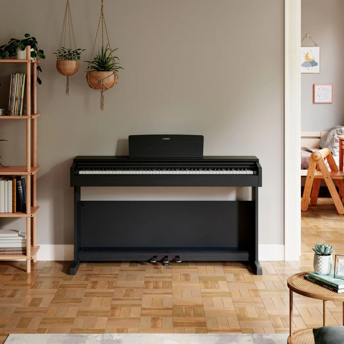 Yamaha YDP 145 Black Digital Piano; Serial No: BCFK01249; Ex Display Model; 3 Year Warranty