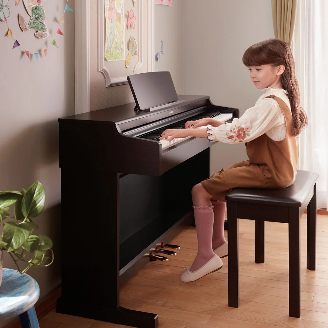 Yamaha YDP165 Black Digital Piano; Serial No: BCCP01069; Ex Display Model; 3 Year Warranty