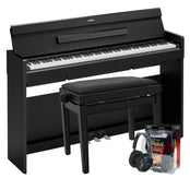 Yamaha YDP-S36 Slimline Digital Piano; Black Digital Piano Value Package