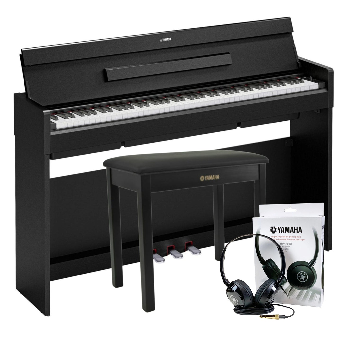Yamaha YDP-S36 Black Digital Piano Branded Package