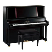 Yamaha YUS5 Upright Piano; Polished Ebony
