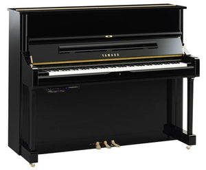 Yamaha U1 TA3 Transacoustic Upright Piano; Polished Ebony