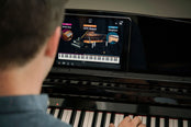 Yamaha CSP295 Digital Smart Piano; Polished Ebony