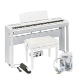 Yamaha P525 Digital Piano Elite Package; White
