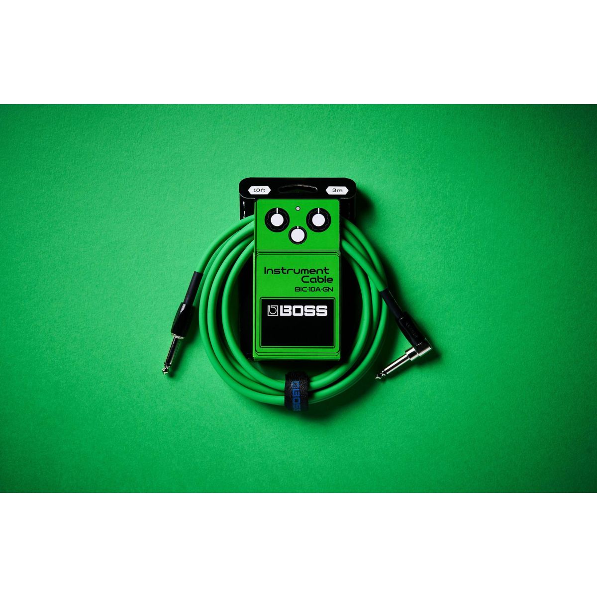 BOSS BIC-10A Green Guitar Cable