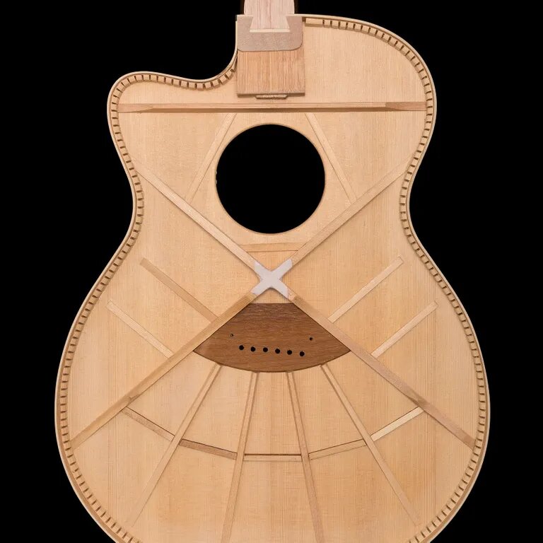 PRS SE Angelus A50E Electro Acoustic; Black & Gold