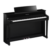 Yamaha CLP845PE Polished Ebony Concert Package