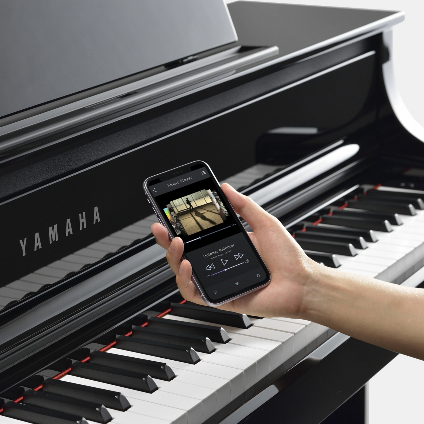 Yamaha CLP885 Digital Piano; Black Walnut