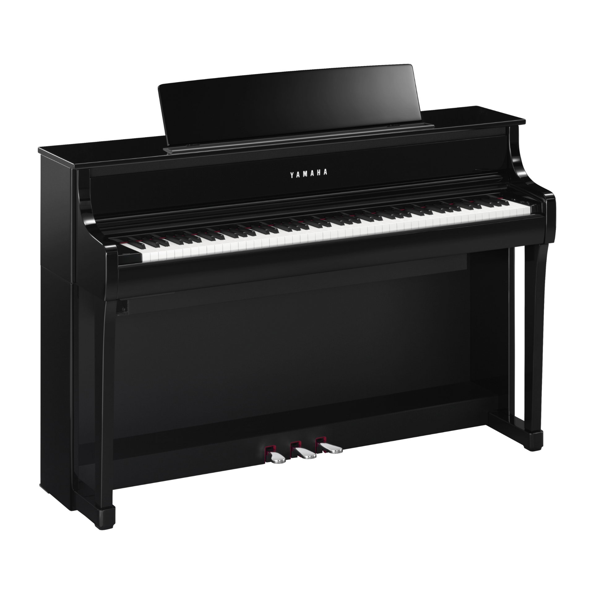 Yamaha CLP875PE Clavinova Digital Piano; Polished Ebony | Bonners