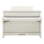 Yamaha CLP875WB Clavinova Digital Piano; White Birch