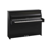 Yamaha B10 Upright Piano; Polished Ebony & Chrome Fittings