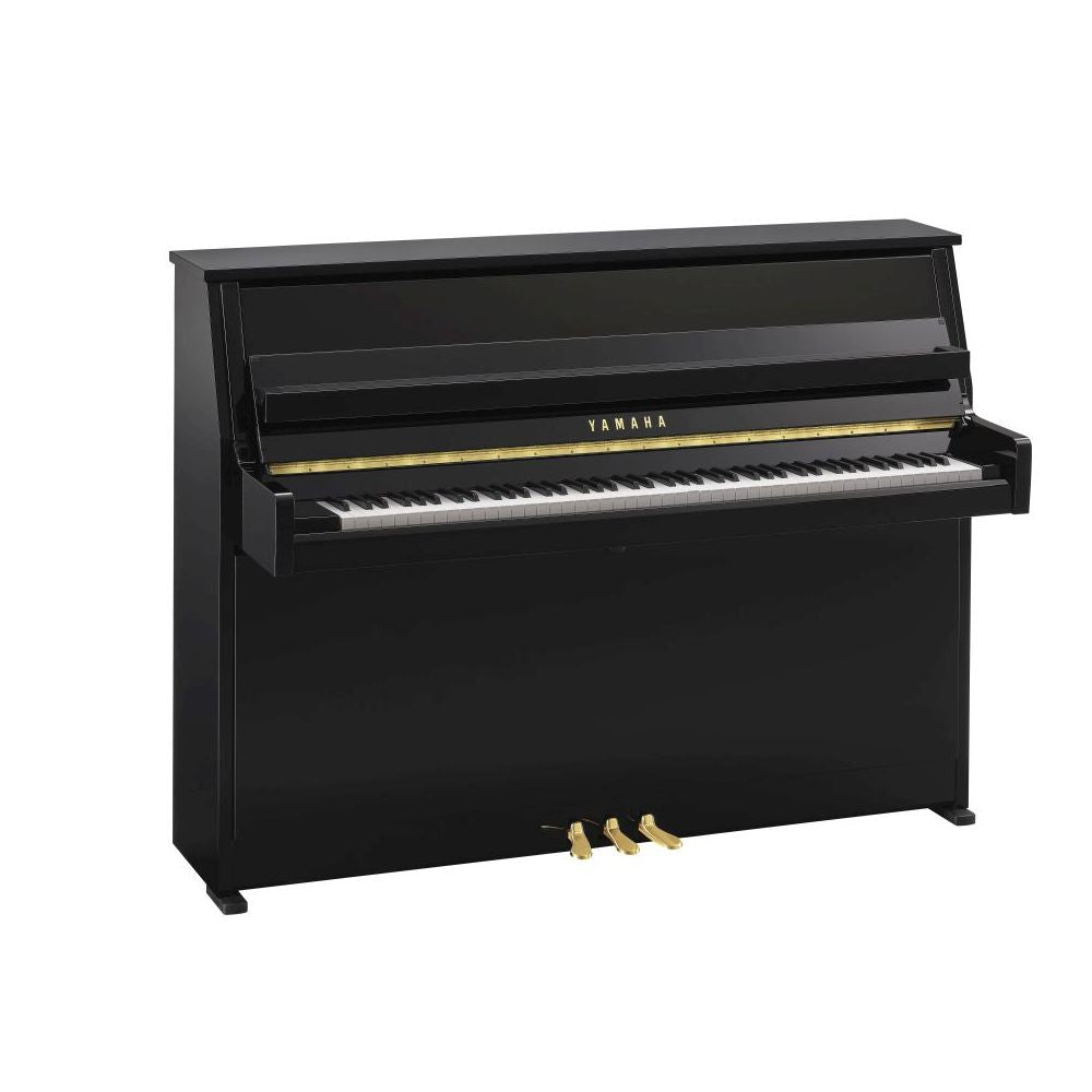 Yamaha B10 Upright Piano; Polished Ebony