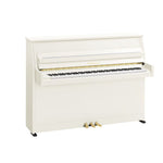 Yamaha B10 Upright Piano; Polished White