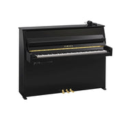 Yamaha B10 SC3 Silent Upright Piano; Polished Ebony