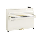 Yamaha B10 SC3 Silent Upright Piano; Polished White