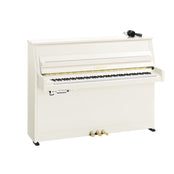 Yamaha B10 SC3 Silent Upright Piano; Polished White