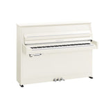 Yamaha B10 TC3 TransAcoustic Upright Piano; Polished White & Chrome Fittings