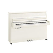 Yamaha B10 TC3 TransAcoustic Upright Piano; Polished White & Chrome Fittings