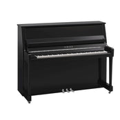 Yamaha B20 Upright Piano; Polished Ebony & Chrome Fittings