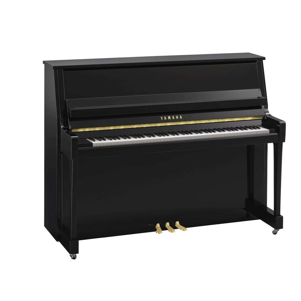 Yamaha B20 Upright Piano; Polished Ebony