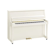 Yamaha B20 Upright Piano; Polished White
