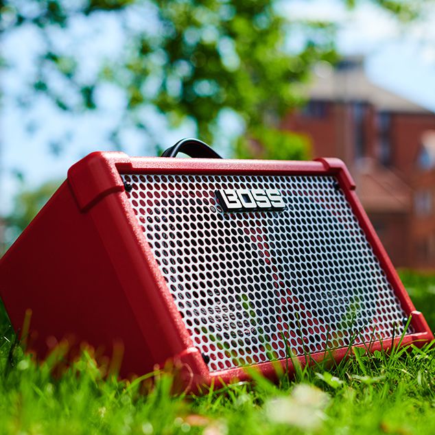 Boss Cube Street II Battery Powered Amp; Red | Bonners Music