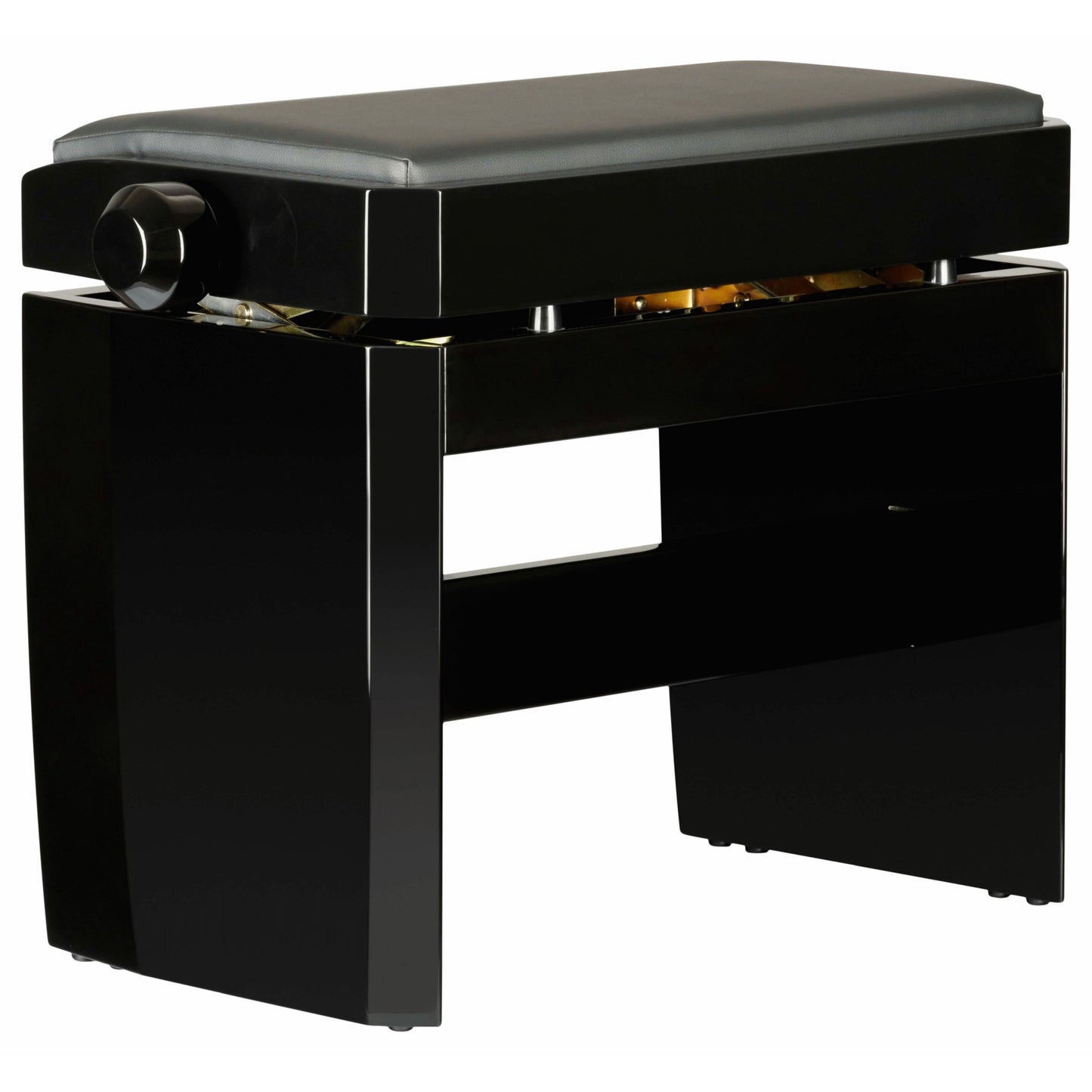 Dexibell Adjustable Wooden Bench in Polished Black