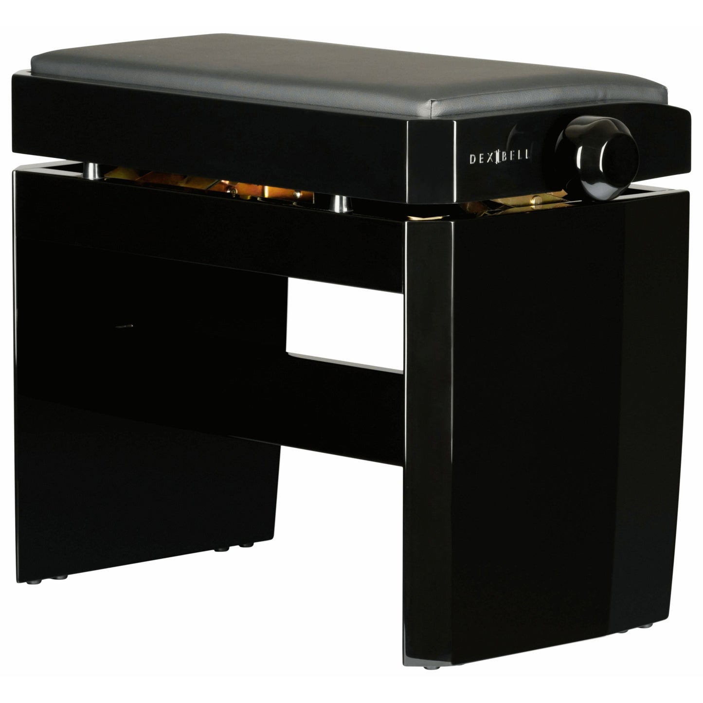 Dexibell Adjustable Wooden Bench in Polished Black