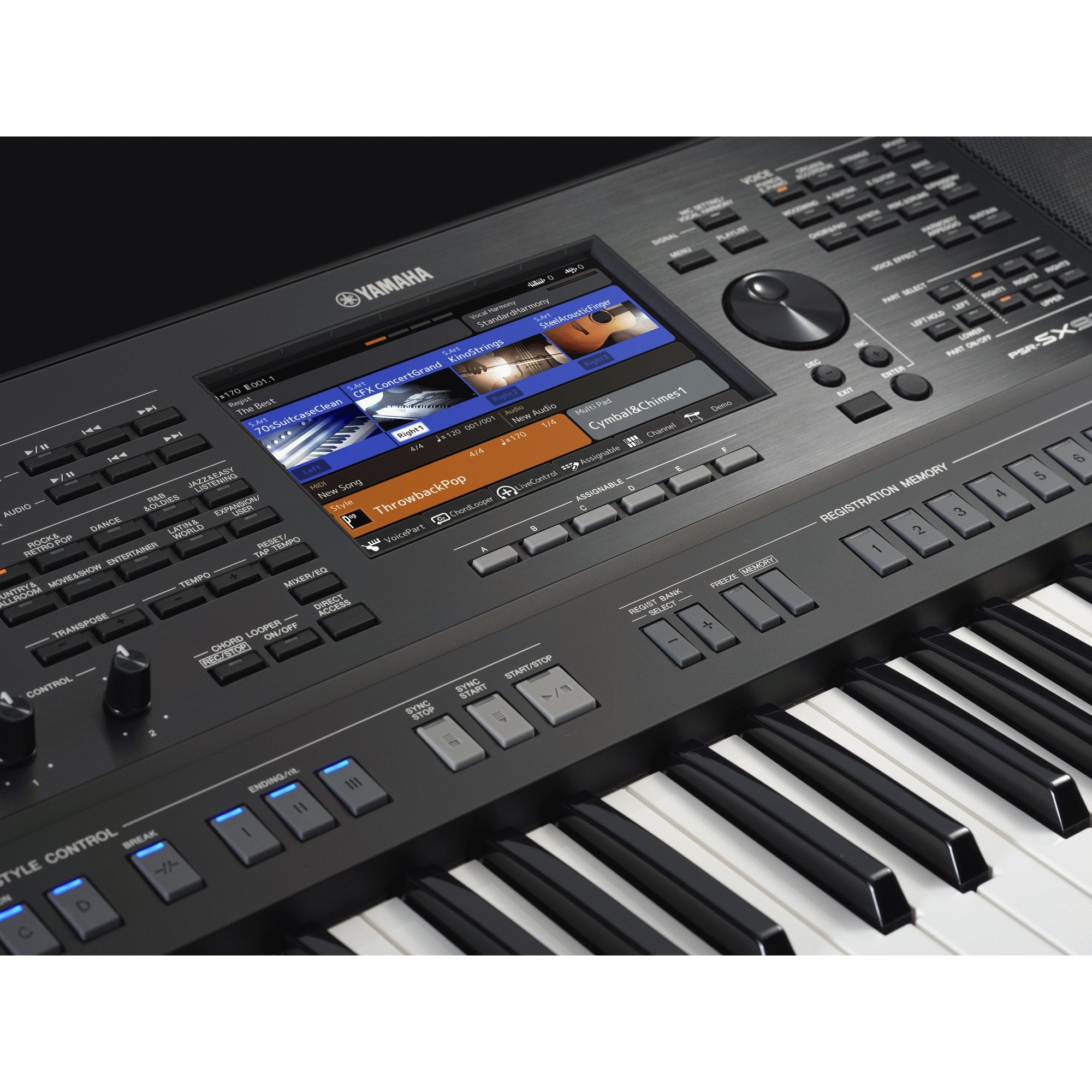 Yamaha PSR-SX920 Arranger Keyboard Workstation | Bonners Music