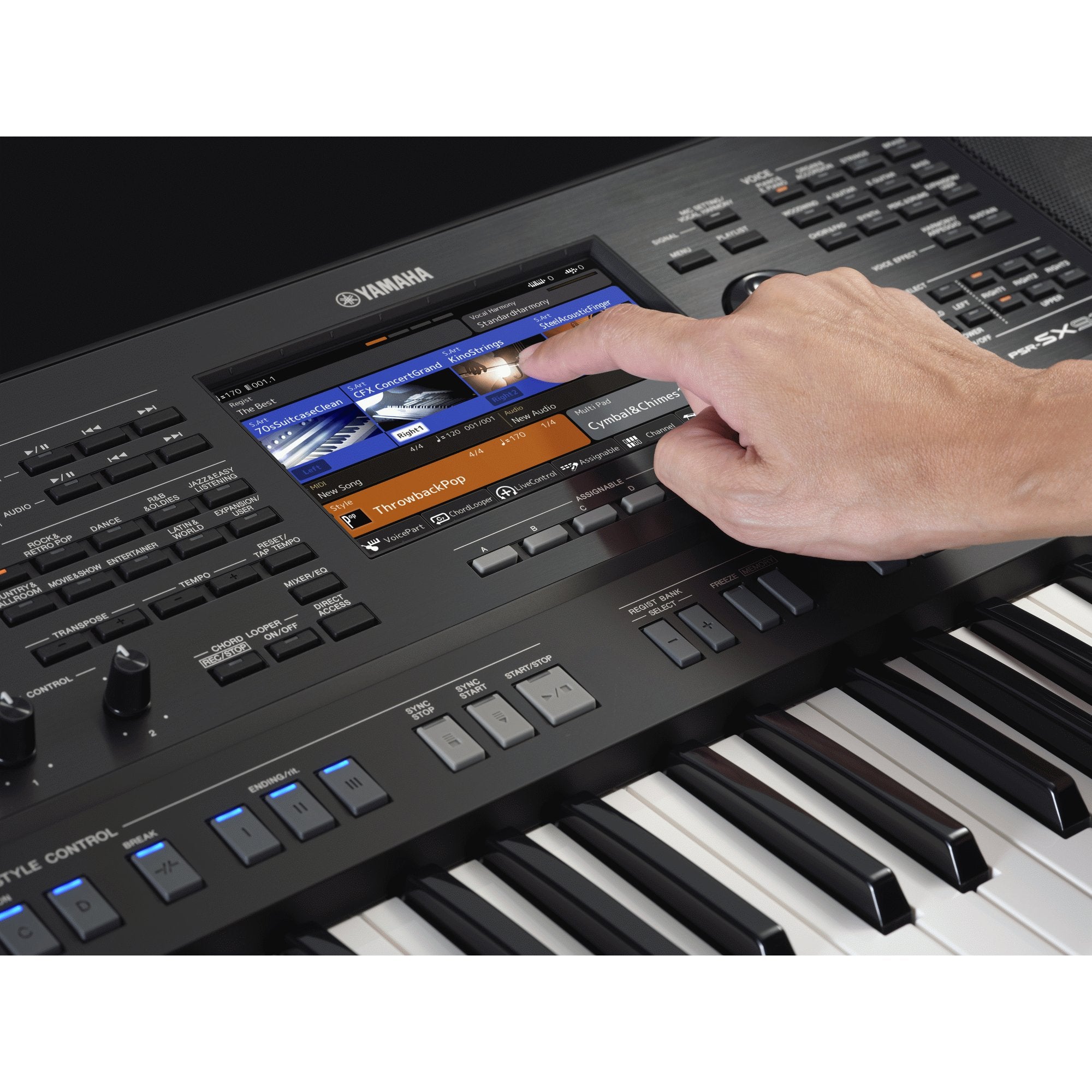 Yamaha PSR-SX920 Arranger Keyboard Workstation | Bonners Music