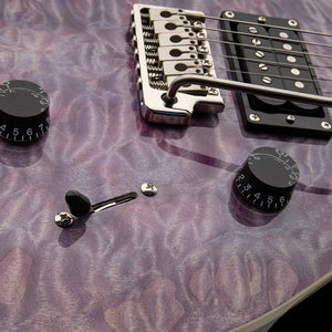 PRS SE Custom 24 Electric Guitar; Violet Quilt