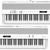 Roland FP90X Portable Digital Piano; White Stand & Bench Bundle