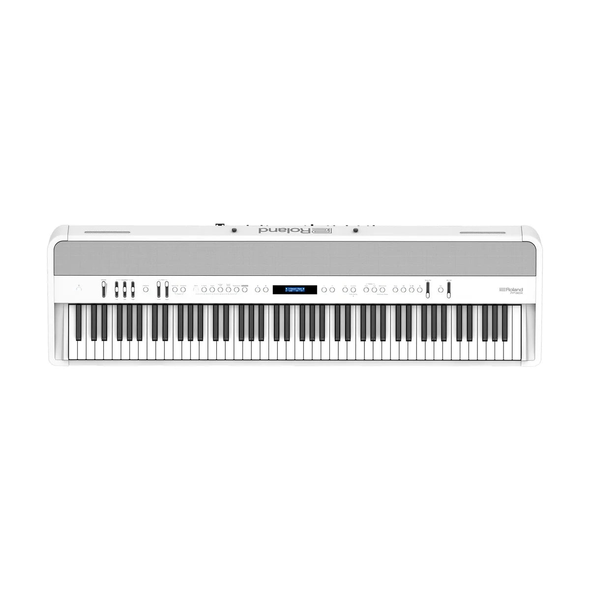 Roland FP90X Portable Digital Piano; White Stand & Bench Bundle