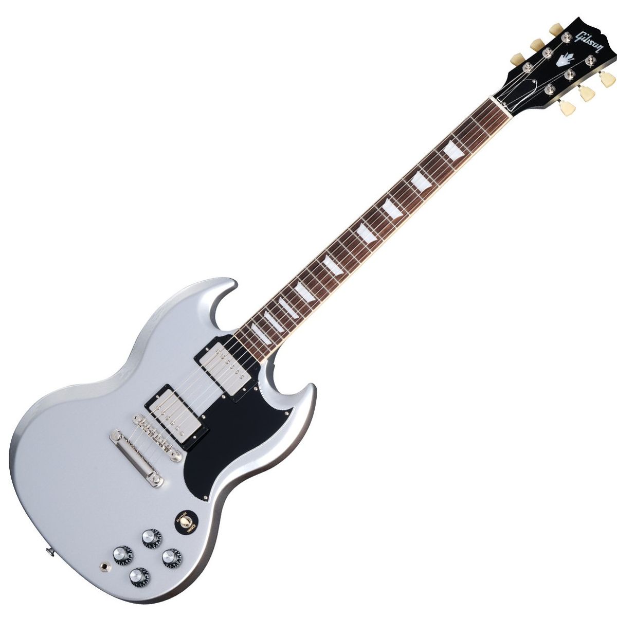 Gibson SG Standard '61 Stop Bar Silver Mist