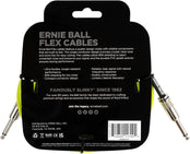 Ernie Ball Flex Instrument Cable; 10ft Green