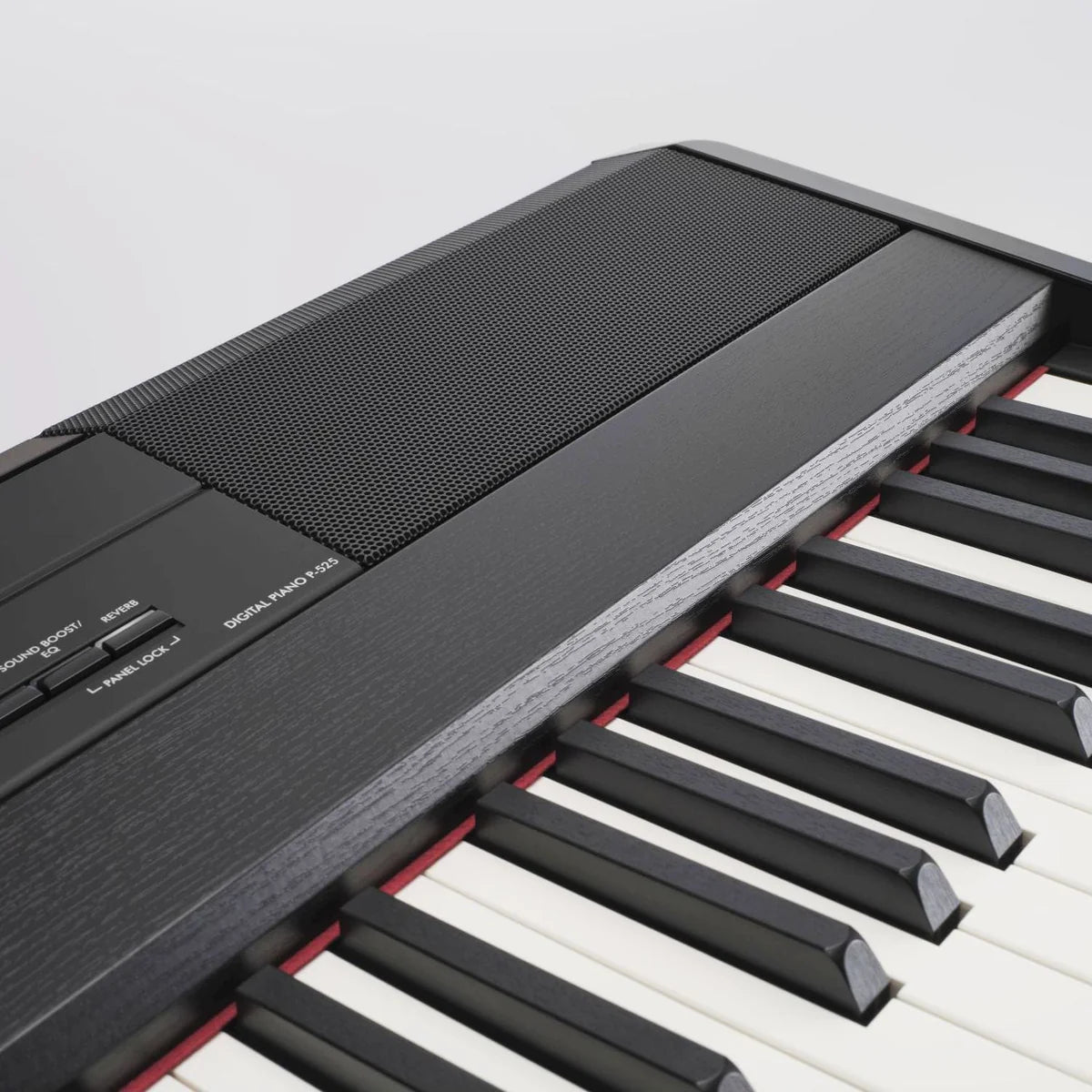 Yamaha P525 Portable Digital Piano; White Stand & Bench Bundle